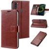 Кожаный чехол-книжка для Samsung A70/A8S/A6/A8Plus/A50/A9/M10 с карманом для карт