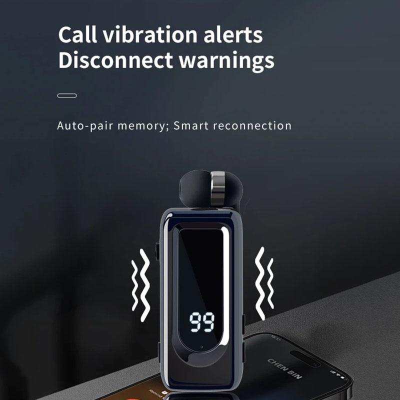 Бизнес Bluetooth-наушники с 2 сменными аккумуляторами, шумоподавлением, HD-вызовом, вибрационным оповещением