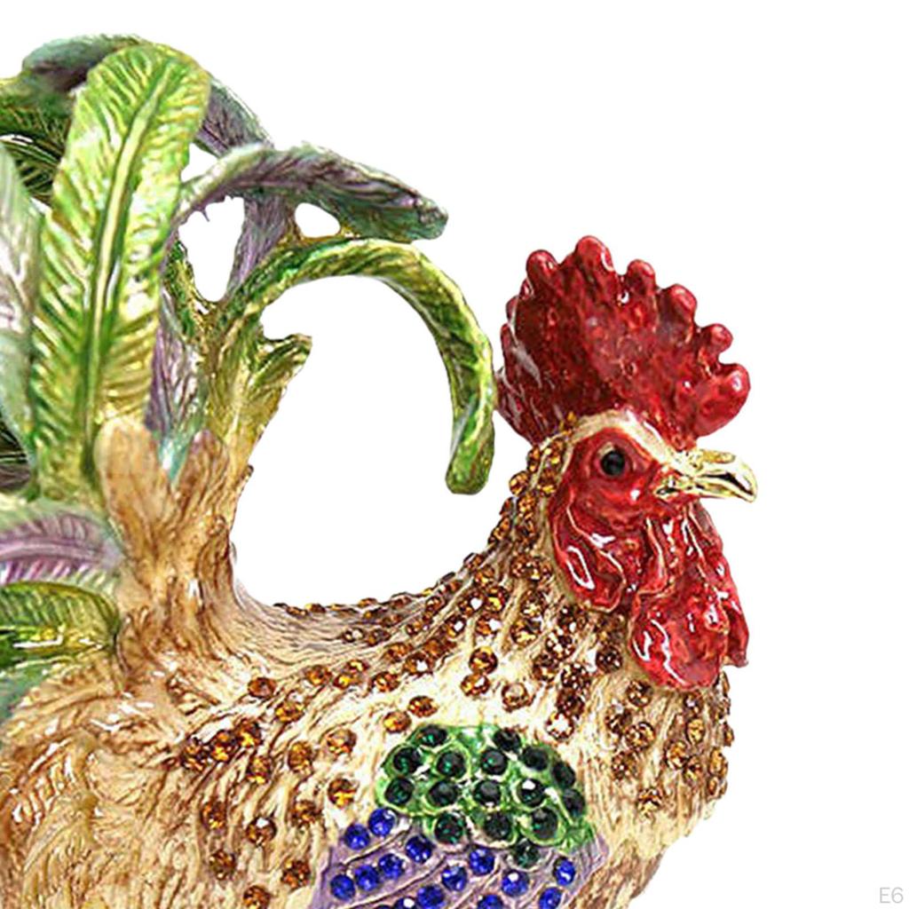 Подставка для ювелирных изделий в виде шкатулки для безделушек в виде петуха для женщин
