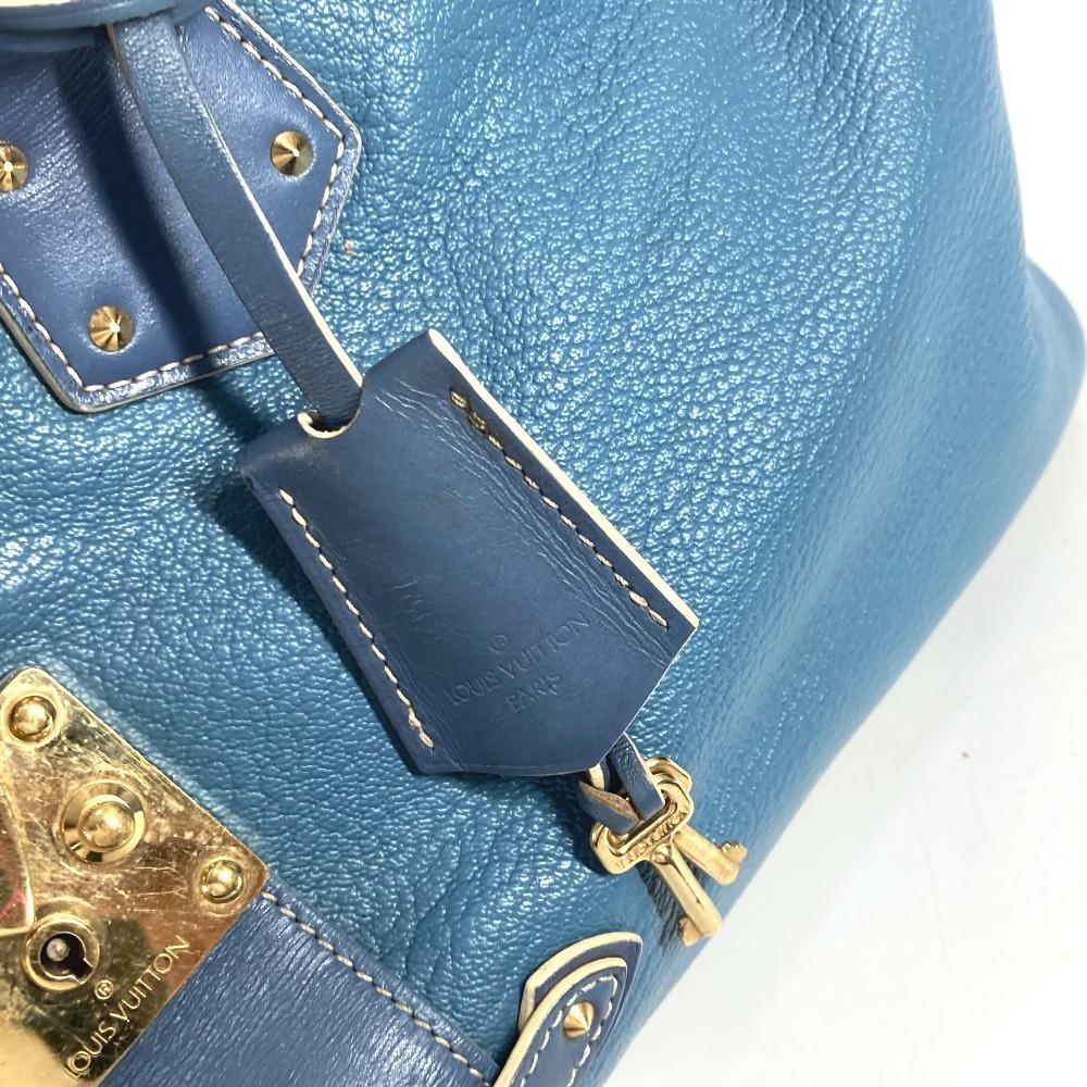 Louis Vuitton Suhali Angence New GM Tote Bag Hand Bag Suhari leather blue