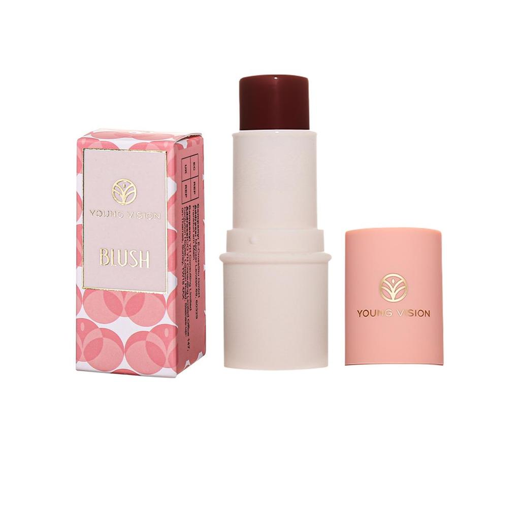YOUNG VISION Single Blush Highlight Stick Multi-Functional Lazy Stick Solid Lipstick Rouge