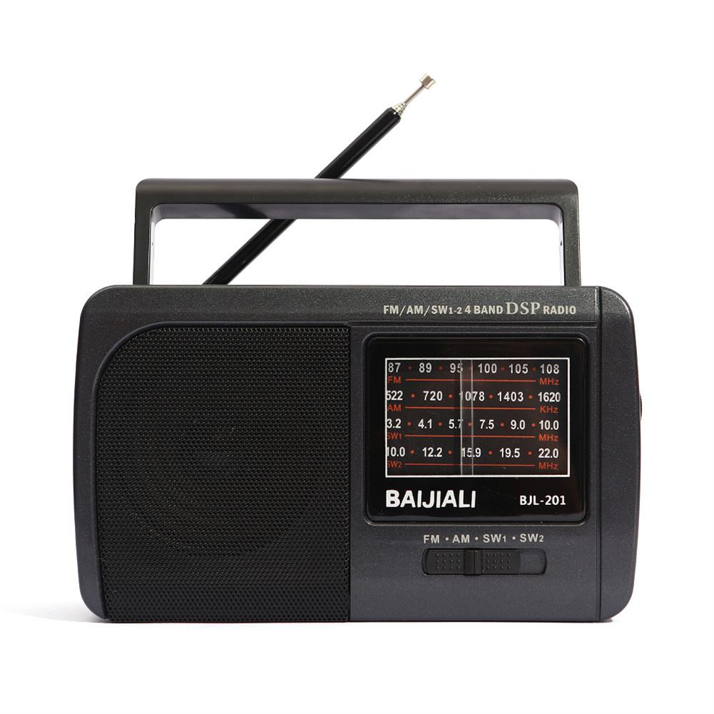 BJL-201 AM FM SW Radio With Telescopic Antenna Carrying Handle Adjustment Radio Speaker Portable Rechargeable Radio Reception Mini Radio For Elder