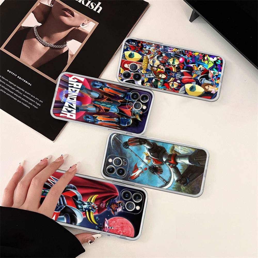 UFO R-Robot G-Goldorak For IPhone 17 16 15 14 13 12 11 Pro Max Plus Phone Case High End Silicone