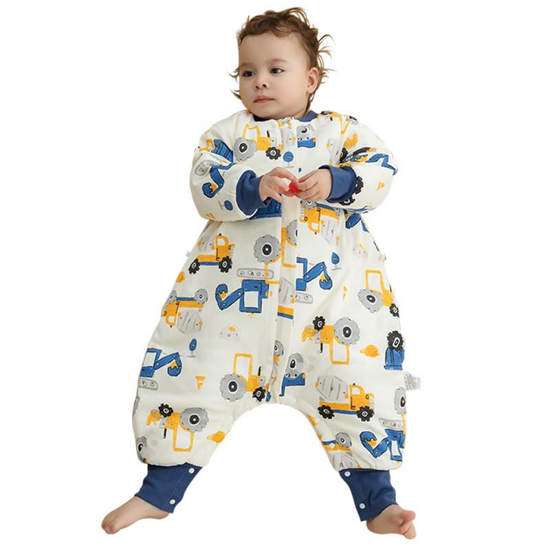 Cotton Baby Sleeping Bag Thickened Winter Toddler Anti-kick Blanket Kindergarten