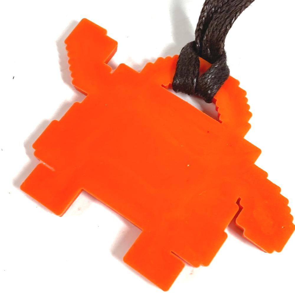 HERMES Kelly doll Bag Charm charm Key Holder rubber Orange