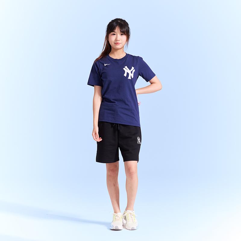 Nike Модная повседневная футболка с круглым вырезом и короткими рукавами, детские топы, темно-синий 3Z3B7NW00-NYY