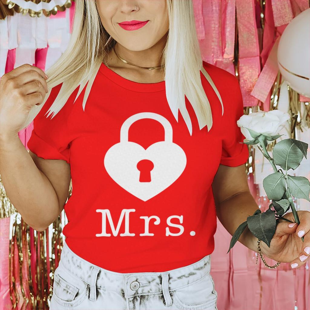 Забавная футболка с принтом Замок и Ключ для пары, matching t-shirt, Мужская Женская, Футболка на годовщину свадьбы, Модная, с коротким рукавом, Подарок на День Святого Валентина, Streetwear