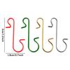 50pcs Christmas Ornaments Metal S-Shaped Hooks Holder Christmas Tree Ball Pendant Hanging Decorations for Home Navidad New Year