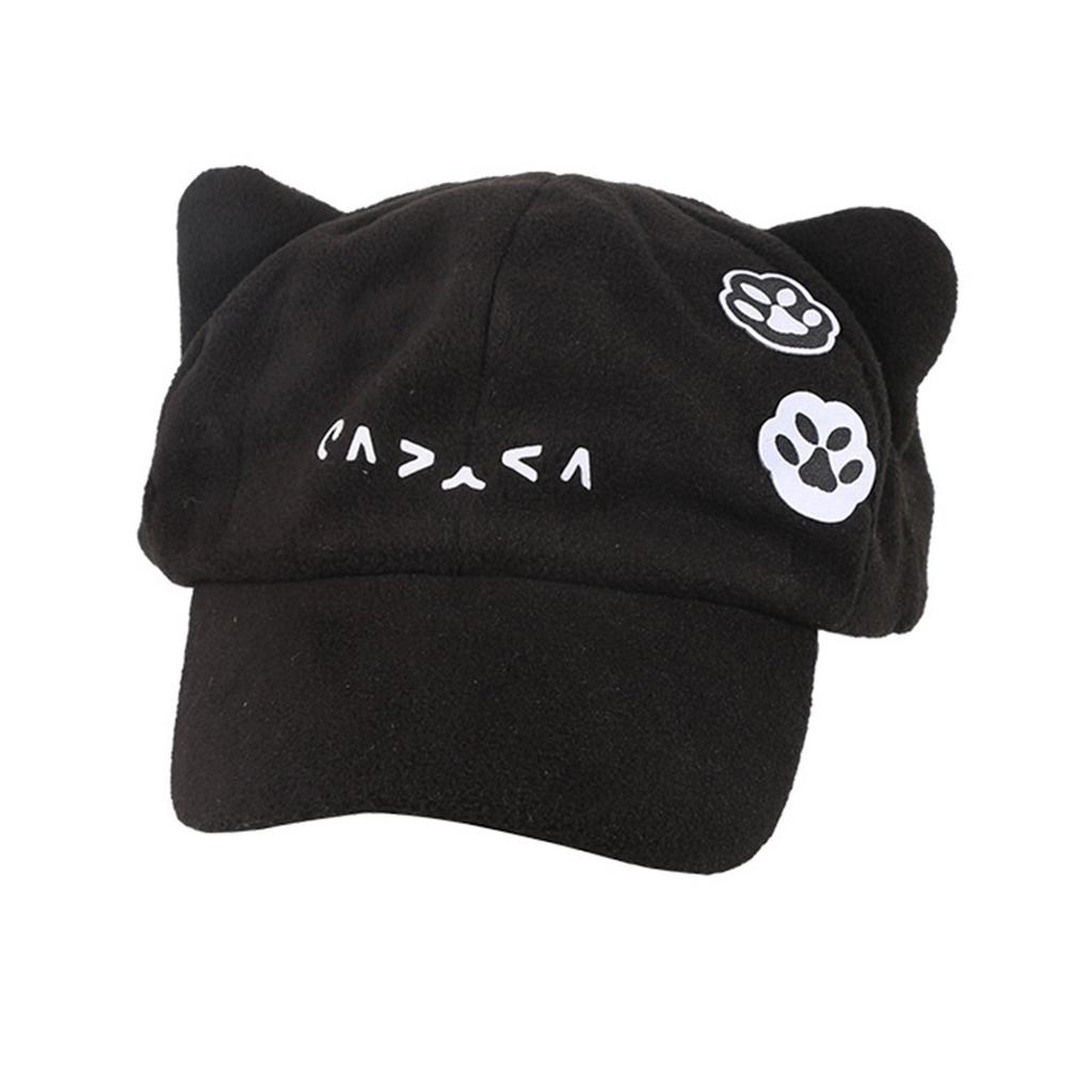 Косплей бейсболка с кошачьими ушками для подростков, девочек, женщин, забавная шапка с ушками, Y2K хип-хоп шапка, все сочетающаяся шляпа от солнца, головной убор на Хэллоуин