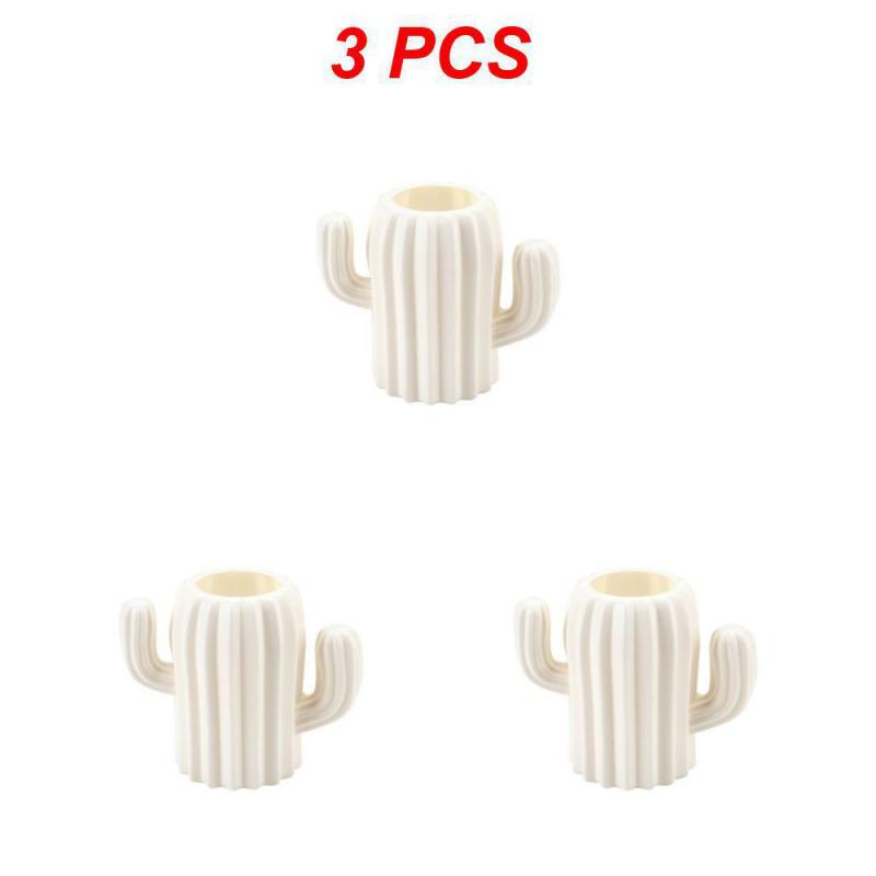 1~10PCS Creative Student Pen Holder Stationery Desktop Cactus Desk Multifunction Storage Box PE Pen Container Brush Pot Office