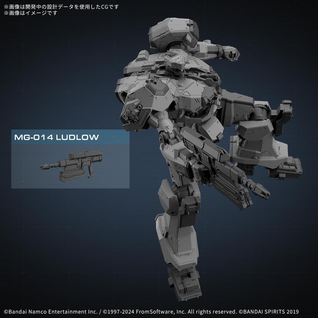 BANDAI SPIRITS 30MM ARMORED CORE FIRES OF RUBICON BALAM INDUSTRIES BD-011 MELANDER Предварительно окрашенная пластиковая модель