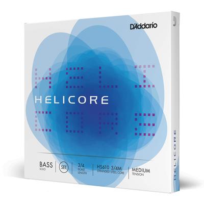 Деревянная база Струны Helicore Масштаб Solo Набор струн Средний HS610 D'Addario (Контрабас) 3/4 []