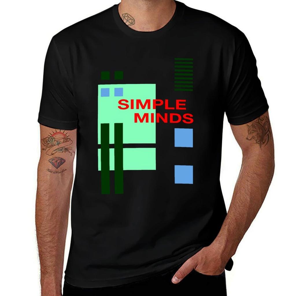 Simple Minds Sons and FascinationSister Feelings Call TShirt Mechanic Work Tee Shirt
