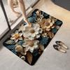 3D Bathroom Soft Diatomaceous Earth Mat Absorbent Non-Slip Quick-Dry Foot Pad Floor Rug For Home Bath Entrance Entryway