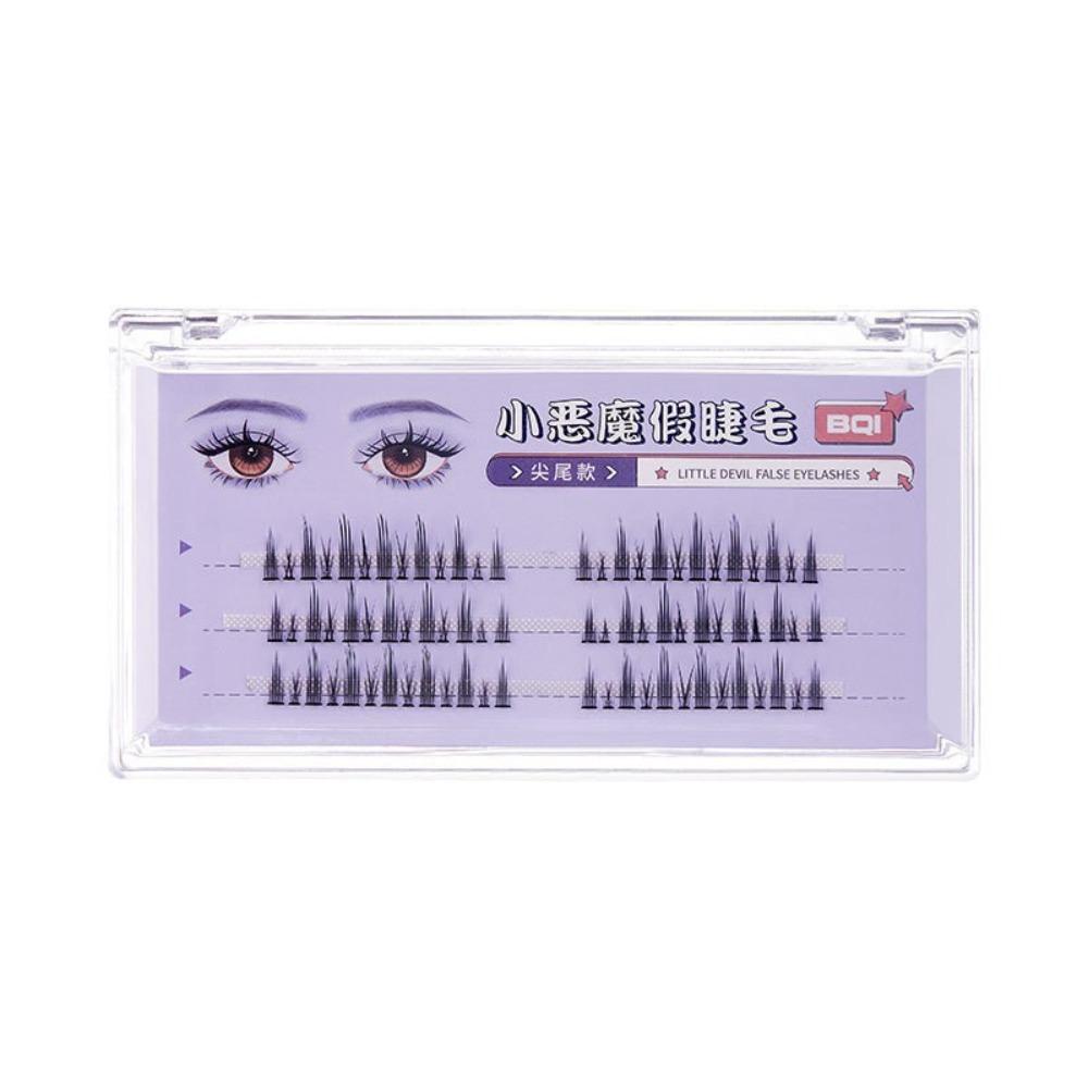 DIY Индивидуальные накладные ресницы Пушистые сегментированные накладные ресницы Милые пучки накладных ресниц Макияж