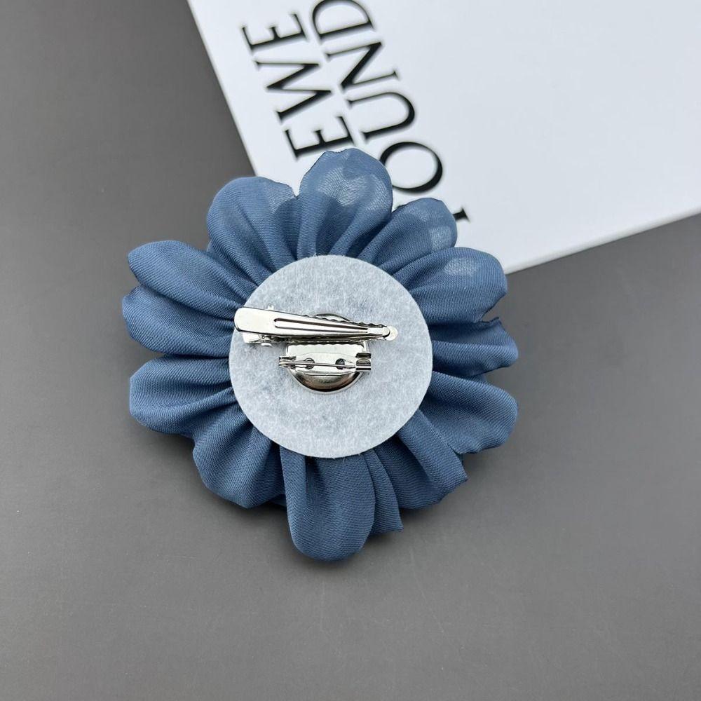 Тканевая брошь с большим цветком, многослойный воротник, цветок, оптовая продажа, костюм, свитер, пальто, броши для вечеринки