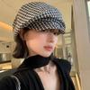 Japanese Octagonal Cap Vintage Newsboy Cap Fashion Y2k Plaid Beret Outdoor