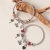 Hot-Selling Pandora Key & Lock Crown Pendant Elastic Beaded Bracelet – Creative DIY Fashion