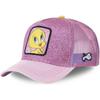 Сетчатая Бейсболка с Блестками Регулируемая Snapback Кепка Тракер с Нашивой с Мультяшным Персонажем Дышащая Летняя Кепка от Солнца для Активного Отдыха
