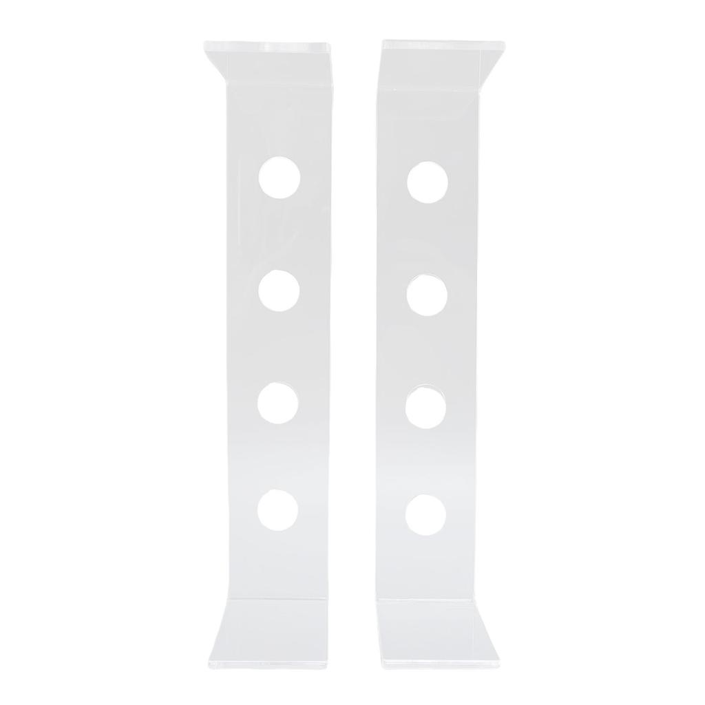 2Pcs Wine Bottle Stopper Display Acrylic Transparent 4 Slots Integrated Wine Stopper Holder for Countertop Bar Displays