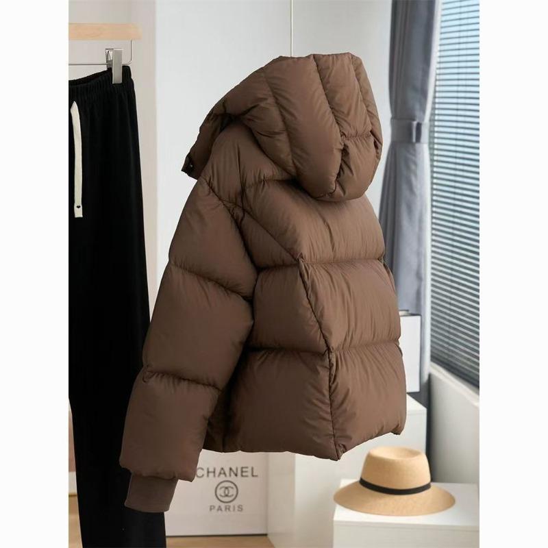 Осенне-зимняя одежда из пуха и хлопка для женщин, короткие модели, зимняя свободная утолщенная куртка-пуховик