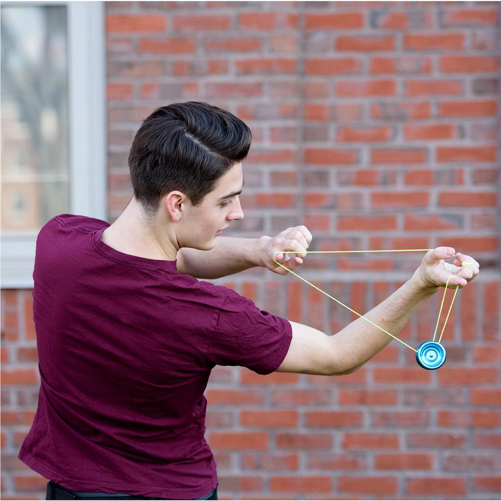 Yomega Maverick Professional Aluminum Metal Yoyo for Kids and Beginners with C Size Ball Bearing for Advanced yo yo Tricks and Responsive Return Extra