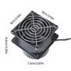 12V 80мм Вытяжной вентилятор с высоким воздушным потоком для корпусов 3D-принтеров Эффективная вентиляция и удаление паров пайки Проект