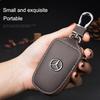 XKJ1  PU Leather Metal Logo Car Remote Key Case Cover Bag Key Bag For Mercedes Benz W203 W204 W212 C180 GLK300 CLS CLK CLA SLK C S E