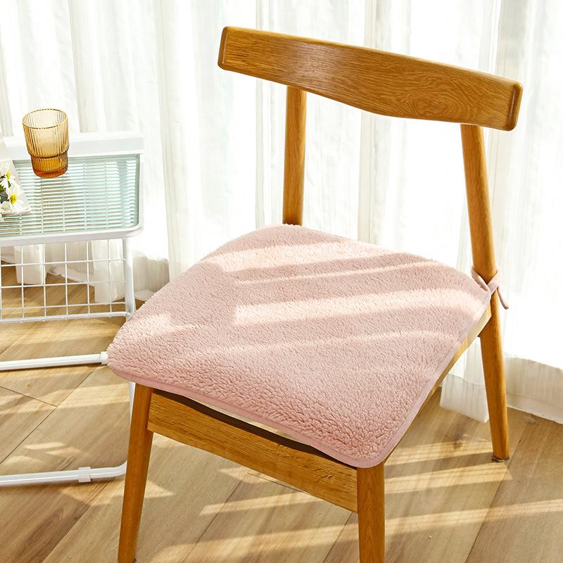 Chair Cushion Pad Nonslip Seat Pad Soft Plush Cushion Thick Computer Chair Cushion Cover Folding Pad for Car Home Office Dining Room Kitchen Desk