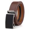 PULO Alloy Automatic Buckle Fashionable Men's Genuine Leather Belt High-end Simple Belt