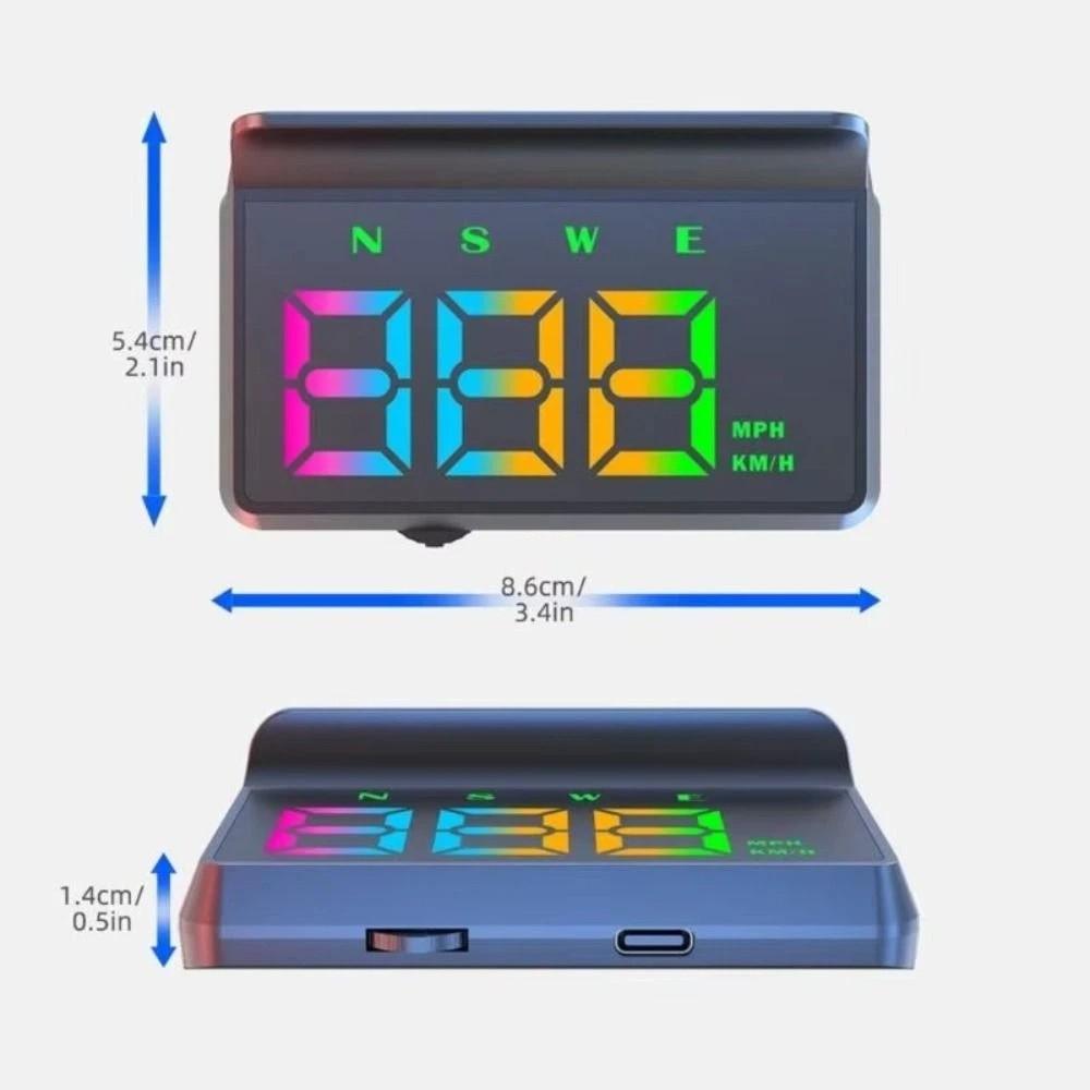 HUD Car Head Up Display Universal GPS Digital Speedometer Windshield Projector Car Digital