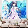 Кавайная ГОРЯЧАЯ Девушка Nekopara Гобелен Украшение Спальня Общежитие Фон Ткань Праздничный Дом Вечеринка Гостиная Клуб Гобелен