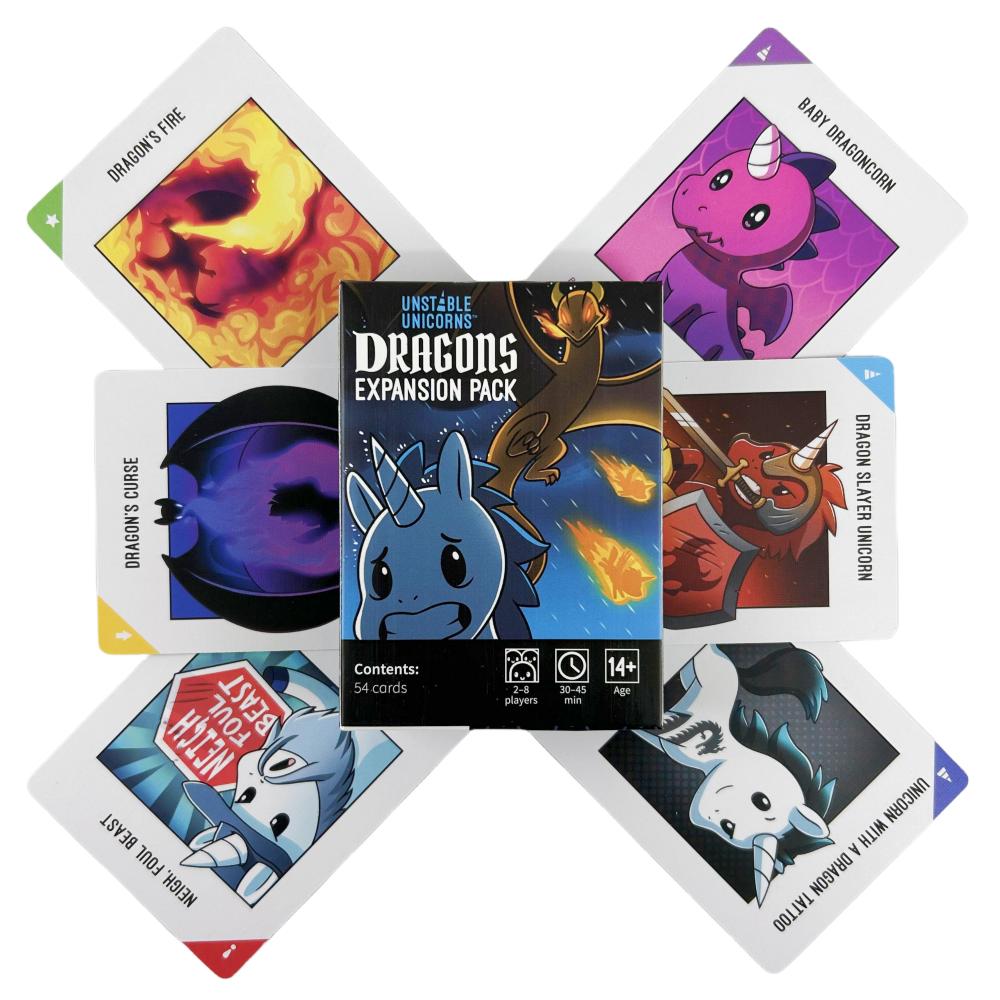 Baldur's Gate Dungeon Mayhem Настольная игра Monster Madness Card Английская версия Единороги Кошмары Легенда Uncut Драконы Приключения