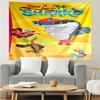 Zig & Sharko Print Tapestry, Backdrop, Easy Setup, Ideal for Bedroom, Office & Living Room, with Aesthetic Wall Hanging Decor.