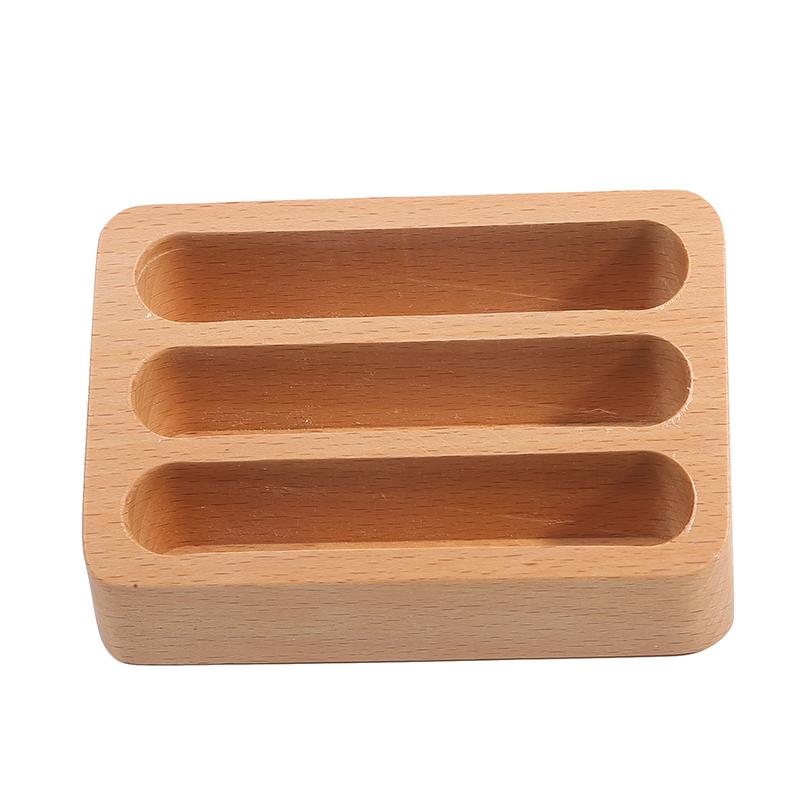 Деревянная настольная подставка для визитных карточек, держатель для заметок, ящик для хранения, деревянный органайзер для карточек для офиса