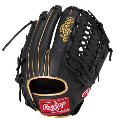 Rawlings SELECT PROLITE GR5SPLN65 Бейсбольная перчатка для броска, Универсальная, Черная, 11,75 дюймов, Для правой руки