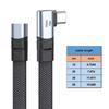 PD240W Кабель для быстрой зарядки USB C на Type C Кабель для быстрой зарядки Прямой угол 90 градусов Кабель для передачи данных