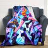 K?Pop Demon Hunters Show Cozy Blanket Ultra-Soft Perfect for Sofa Couch Office Bed Picnics Four Seasons Universal Modern Gift