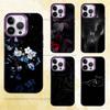 Черный Косметический Кейс iPhone 17,16e,16,15,14,13,12,11 Pro Max X XS Air Plus Задняя Крышка