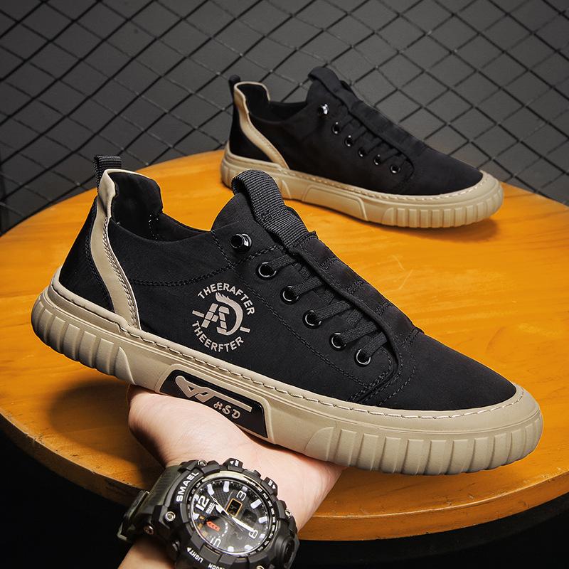 Spring New Men's Shoes One Pedal Casual Shoes Breathable Ice Silk Cloth Shoes Explosions Extra Large Shoes Men.