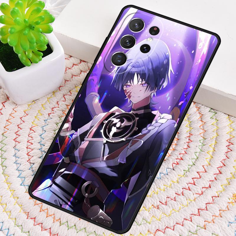 Силиконовый чехол для телефона Genshin Impact Scaramouche для Samsung Galaxy note 10 pro S26 S25 S24 S23 S22 S21 Plus S25Ultra Capa Cover