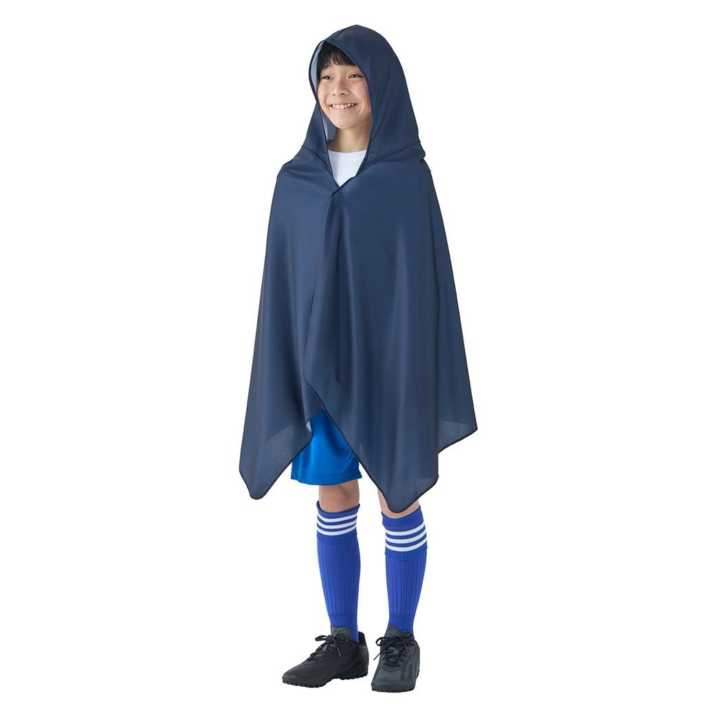 LOGOS Cooler Poncho Navy 34205289 - Cooling, Heat Relief, Cooling Towel, Quick-Drying, Sports Towel, Large Size, Poncho, Sports
