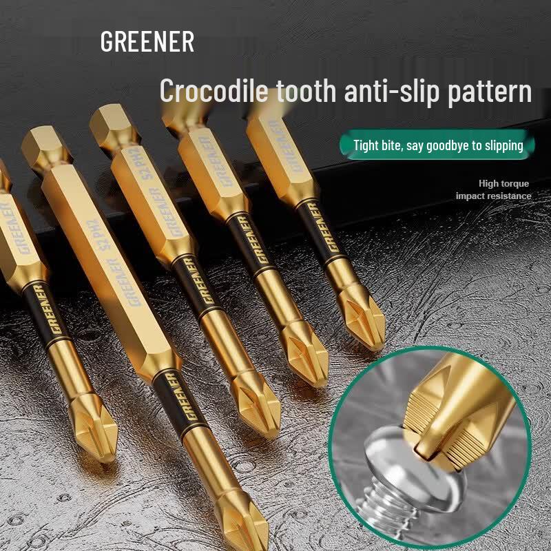 GREENER Impact Cross Screwdriver Bits