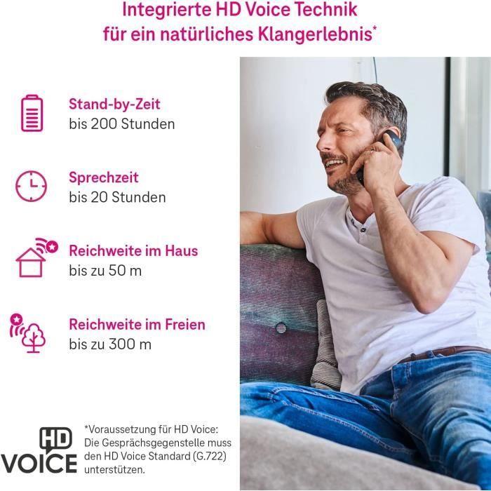 Speedphone 12 - Téléphone Sans Fil DECT Avec Écran Couleur 5cm - Deutsche Telekom