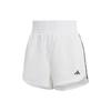 Шорты женские Pacer Training 3-Stripes Woven High Rise Shorts White IS2171