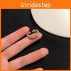 High-end Chic Geometric Design Adjustable Copper Ring With Dazzling Zircon Stones