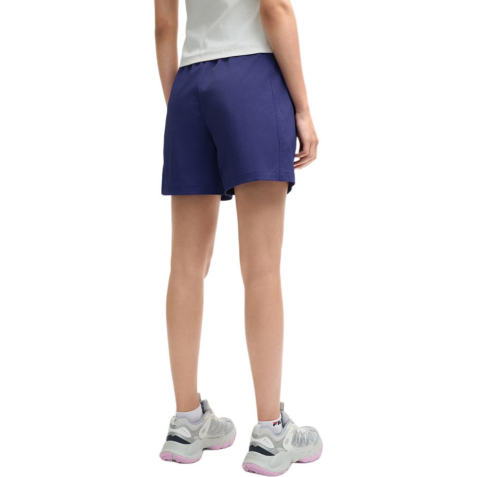 Fila Heritage SS25 Мода Удобные Простые Шорты Три Четверти Повседневные Женские шорты Маячно-синий F11W528808F-BU