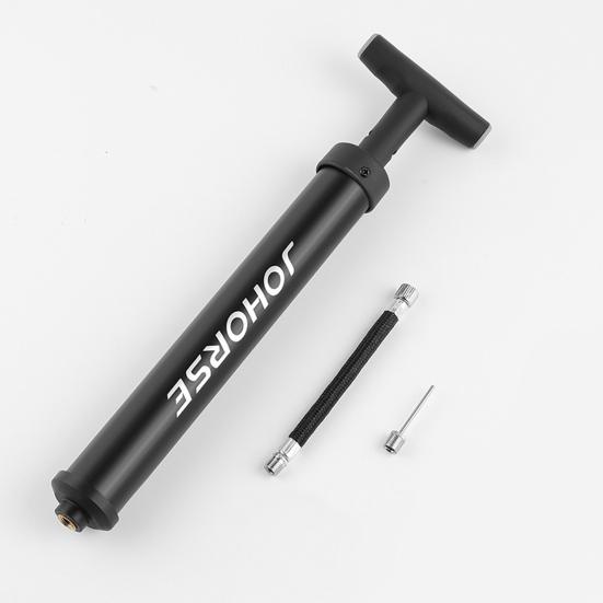 Sports Ball Pump Rotating Nozzle T-Shaped Handle Ball Pump Extension Hose Handheld High-pressure Pump Push Pull Inflator