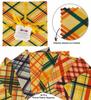 Soimoi Предварительно вырезанная 5-дюймовая хлопчатобумажная ткань с клетчатым принтом и квадратами для квилтинга с подвесками DIY Лоскутное шитье Ремесло-