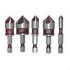 Hex Shank Chamfer Drill Bit Hole Opener Chamfering Tool Drill Bit Set  Carpentry Power Tool